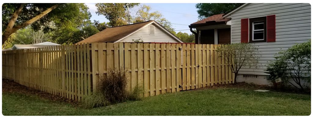 Custom Wood Fence Design